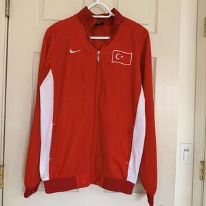Nike Türkiye Turkey National Team Embroidered Track Jacket Red Y2K XXL